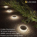 Lacasa Solar LED Deck Lights – 4 Pack