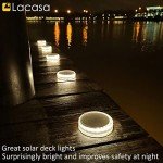 Lacasa Solar LED Deck Lights – 4 Pack