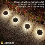 Lacasa Solar LED Deck Lights – 4 Pack