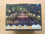 MUSUNIA 4 Pack Solar Garden Fence Lights