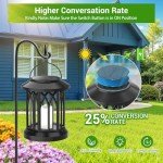 KOOPER 2-Pack Solar Hanging Garden Lanterns