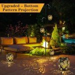 Butterfly Solar Lanterns for Garden - 2 Pack