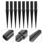 VANZACK Solar Garden Light Plastic Ground Stakes - 10 Pack