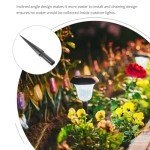 VANZACK Solar Garden Light Plastic Ground Stakes - 10 Pack