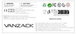 VANZACK Solar Garden Light Plastic Ground Stakes - 10 Pack
