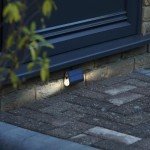 Auraglow Solar Step Lights - Dual-Directional LED Lighting for Outdoor Steps, Stairs, Walls & Pathways, IP54 Weatherproof - Pack of 3 (3 Pack)
