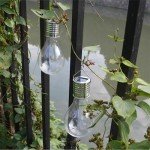 Solar Hanging Camping Lights Garden Yard Pathway Waterproof LED Light Bulb (White)