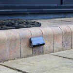 Auraglow Solar Step Lights - Dual-Directional LED Lighting for Outdoor Steps, Stairs, Walls & Pathways, IP54 Weatherproof - Pack of 3 (3 Pack)