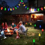 Solar Christmas Pathway Lights with 20 LED Stakes