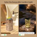 Vintage Butterfly Solar Lanterns for Outdoor Gardens