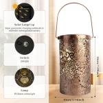 Vintage Butterfly Solar Lanterns for Outdoor Gardens