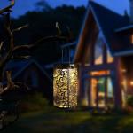 Vintage Butterfly Solar Lanterns for Outdoor Gardens