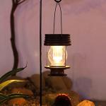 Pearlstar Hanging Antique Solar Garden Lanterns - 2 Pack