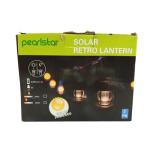 Pearlstar Hanging Antique Solar Garden Lanterns - 2 Pack