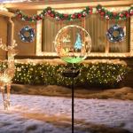 Colorful Squirrel Solar Garden Stake Lights