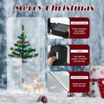 Spetase Solar Christmas Tree Garden Stake Lights, 2024 New Upgraded Solar Christmas Decoration Tree Lights, Outdoor Waterproof Yard Patio Path Lights, 2 Modes, 2pcs