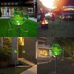 Solar Garden Lights Outdoor Decorative - Frog Solar Stake Lights Waterproof Solar Pathway Lights for Garden, Lawn, Patio, Yard Decorative