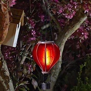 Solar Flame Balloon Hanging Lantern for Outdoor/Indoor Use