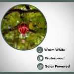 Realistic Solar Balloon Lantern for Garden