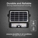 Solar PIR Floodlight - Luceco LEXSF6B40-01