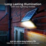 Solar PIR Floodlight - Luceco LEXSF6B40-01