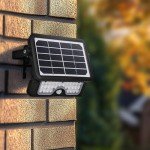 Solar PIR Floodlight - Luceco LEXSF6B40-01