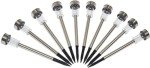 10 Solar Colour Changing LED Garden Stakes
