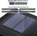 GEYUEYA Home Solar LED Post Lights Outdoor Garden IP65 Waterproof Square Black Landscape Post Cap Lamp for Patio Fence Deck 4x4 5x5 6x6 inch Wooden Posts