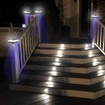 GEYUEYA Home Solar LED Post Lights Outdoor Garden IP65 Waterproof Square Black Landscape Post Cap Lamp for Patio Fence Deck 4x4 5x5 6x6 inch Wooden Posts