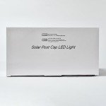 GEYUEYA Home Solar LED Post Lights Outdoor Garden IP65 Waterproof Square Black Landscape Post Cap Lamp for Patio Fence Deck 4x4 5x5 6x6 inch Wooden Posts