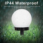 FLOWood Solar Globe Lights Outdoor, 6-Pack