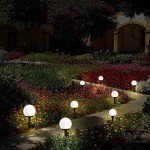FLOWood Solar Globe Lights Outdoor, 6-Pack