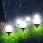 FLOWood Solar Globe Lights Outdoor, 6-Pack