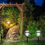 Uonlytech 2LEDs Solar Post Lights Outdoor Garden Waterproof Solar Fence Light LED Post Cap Light for Post, Deck, Patio, Fence, Pillar, Pathway(White Light)