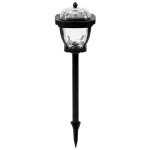 Uonlytech 2LEDs Solar Post Lights Outdoor Garden Waterproof Solar Fence Light LED Post Cap Light for Post, Deck, Patio, Fence, Pillar, Pathway(White Light)
