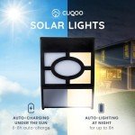 8-Pack Waterproof Solar Wall Lights for Outdoors
