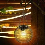 KagoLing Waterproof Solar Garden Lanterns - 2 Pack