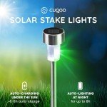 10 Colour Changing Solar Stake Lights - Waterproof Garden Lamps