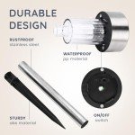 10 Colour Changing Solar Stake Lights - Waterproof Garden Lamps