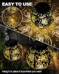 KALAHOL Solar Lanterns - 2 Pack for Gardens