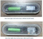 Solar Decking Lights 4 Pack - IP68 Waterproof