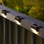 12 Pack of Waterproof Solar Deck Lights