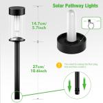 Solar Flickering Flame Lights for Outdoor Garden - 4 Packs