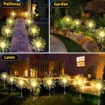 120 LED Solar Firework Garden Lights with Remote