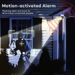 DEKCO Wireless Solar Security Camera with Spotlight