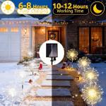 120 LED Solar Firework Garden Lights with Remote