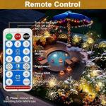 120 LED Solar Firework Garden Lights with Remote