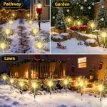 120 LED Solar Firework Garden Lights with Remote