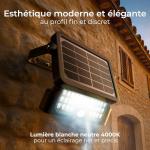 Luceco Solar Guardian PIR Floodlight 550LM Black
