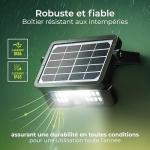 Luceco Solar Guardian PIR Floodlight 550LM Black